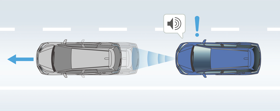 先行車発進お知らせ機能