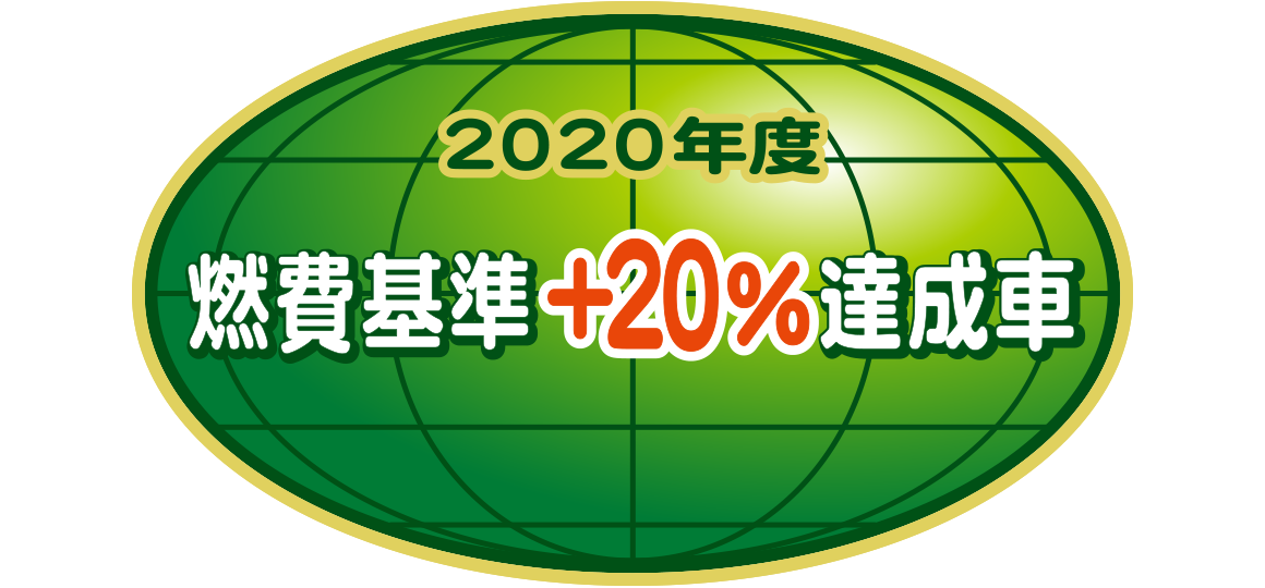 「2020年度燃費基準+20%達成車」