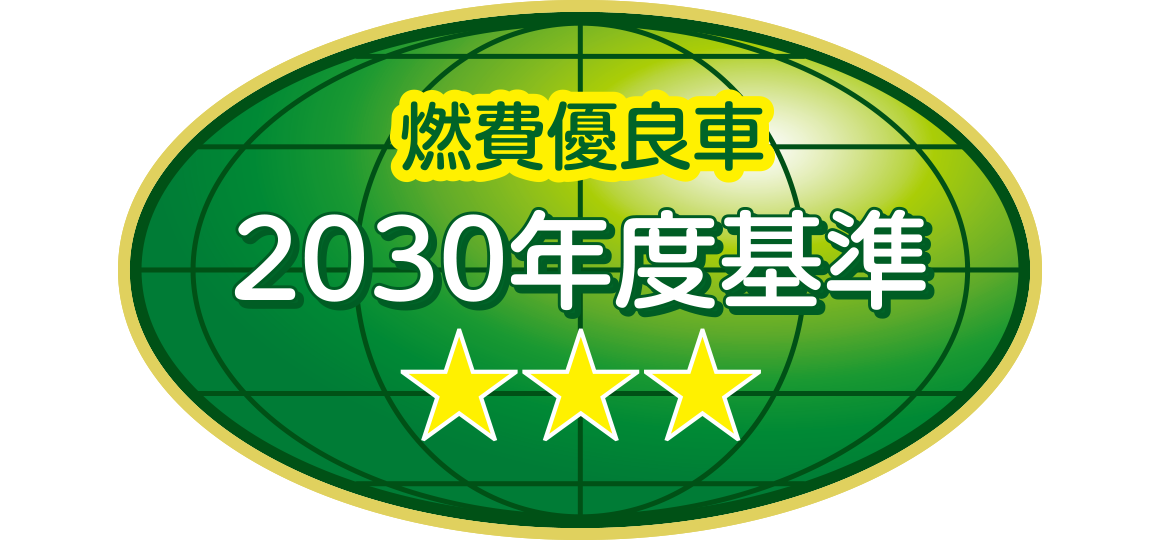 「2030年度燃費基準80%達成車」
