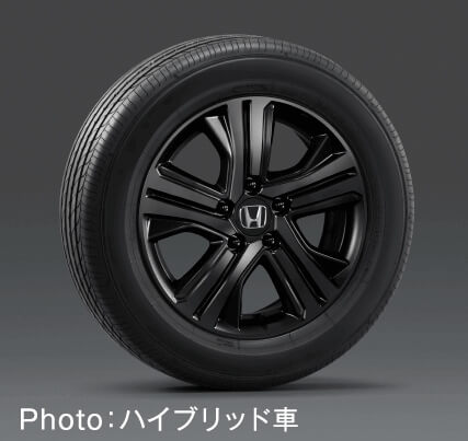 ブラッククリア塗装16インチアルミホイール（SPADA HYBRID専用デザイン）