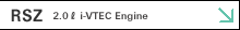 RSZ 2.0l i-VTEC Engine