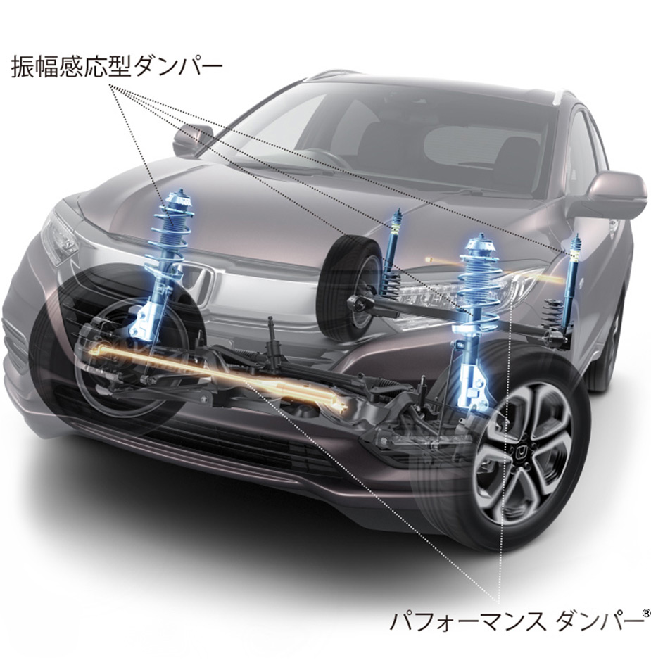 走行性能を高める、パフォーマンス ダンパー®＆振幅感応型ダンパー