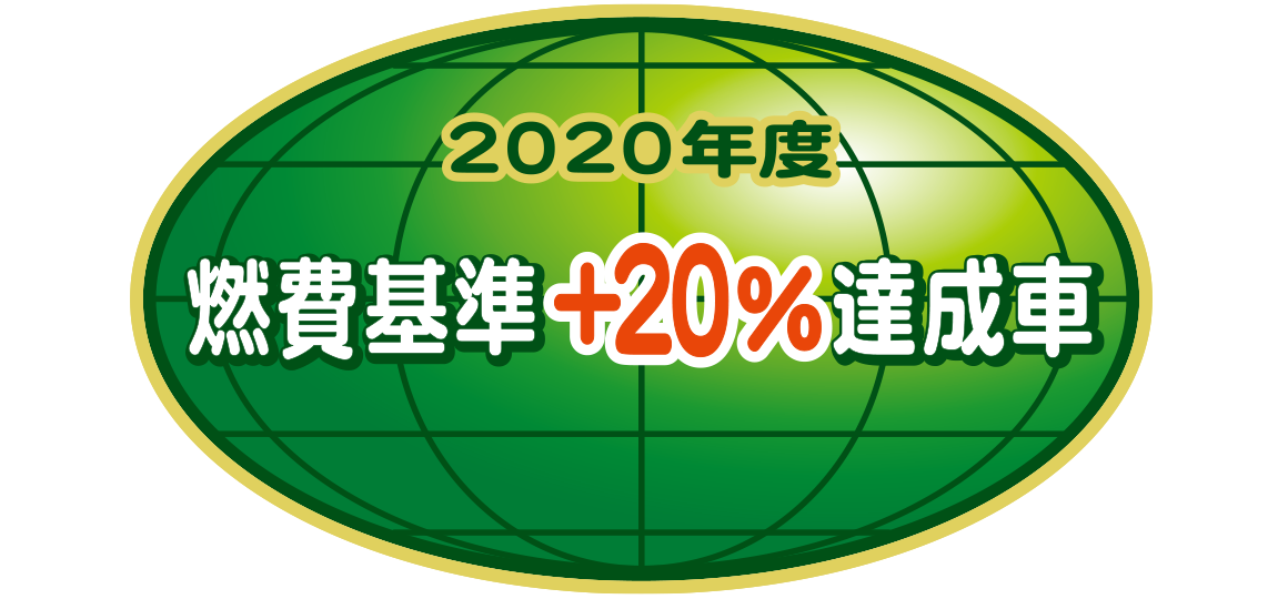 「2020年度燃費基準+20%達成車」