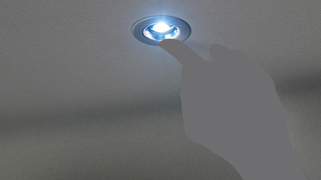 静電タッチ式LEDルームランプ