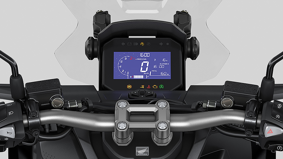 車体との一体感を追求したテーパーバーハンドル