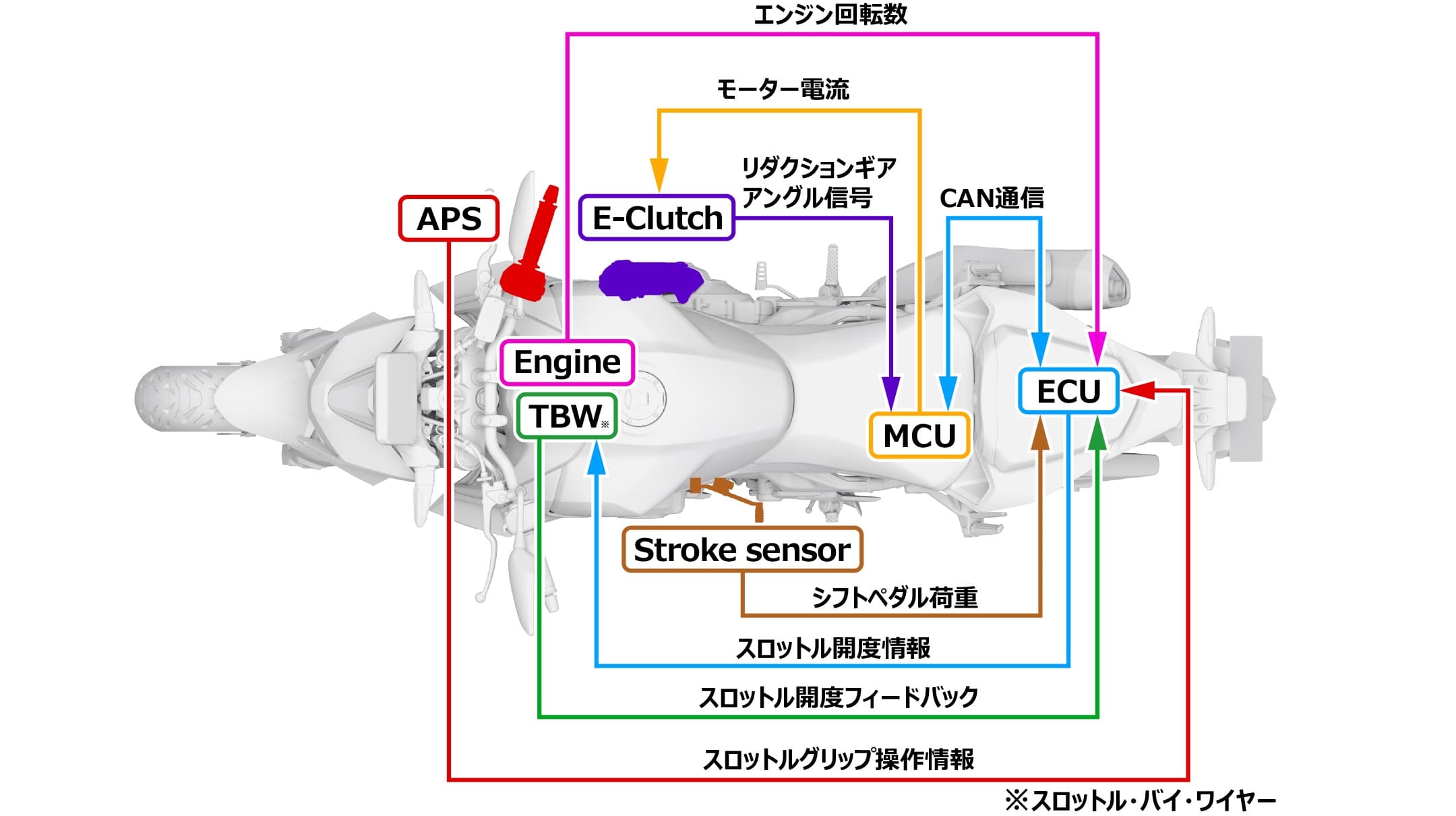 CB750 HORNET E-Clutch