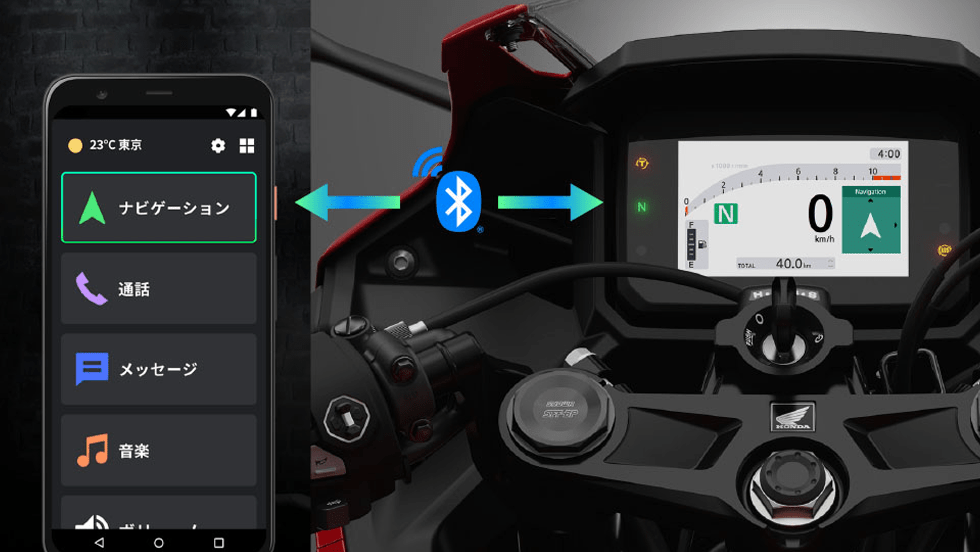 スマートフォンとの連携を可能にしたHonda RoadSync