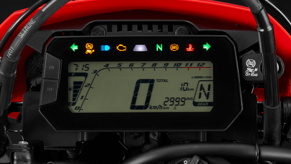 見やすく多機能なデジタルメーター