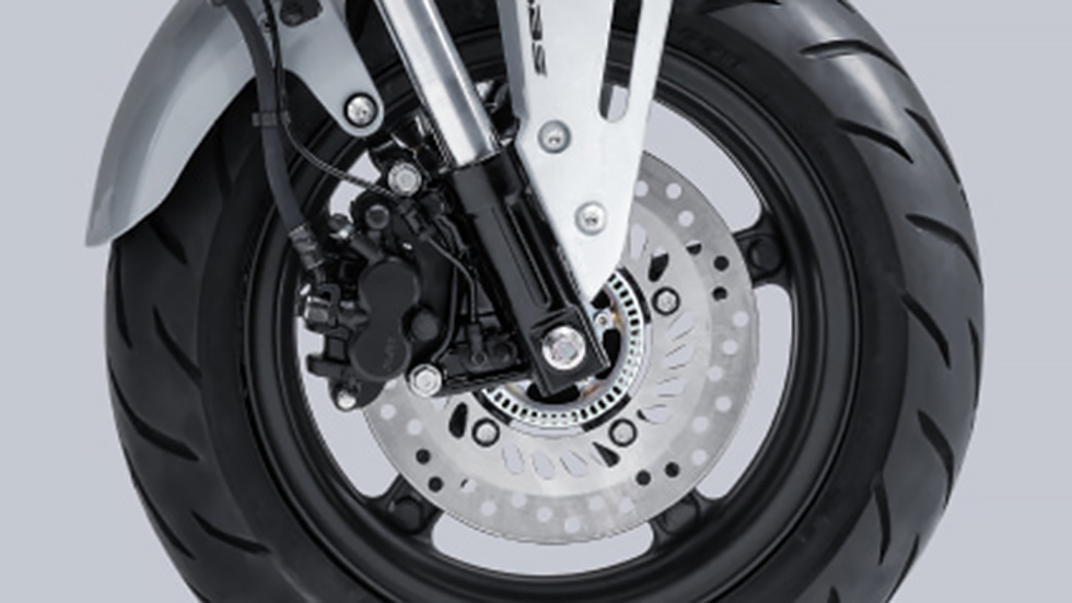 軽快な走りが楽しめる足まわり