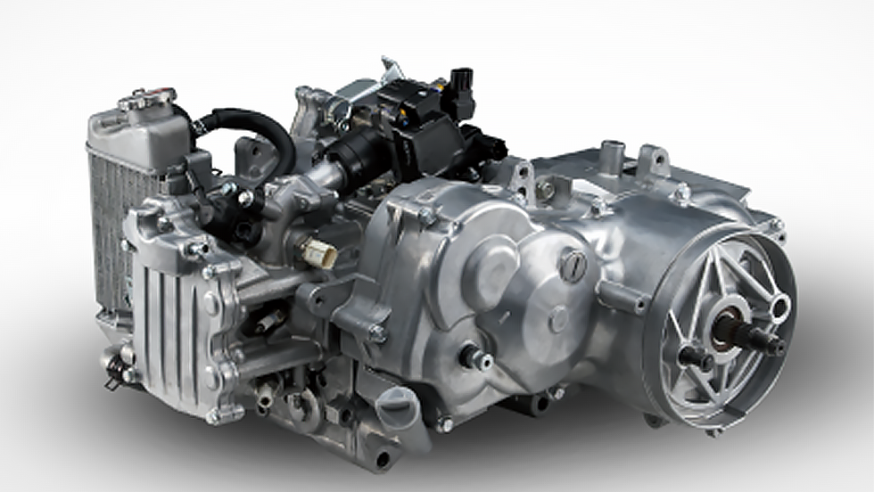  環境に優しい、静かでパワフルなエンジン