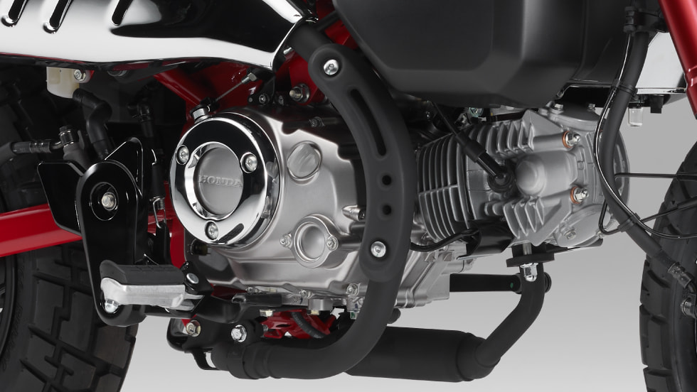 鼓動感が楽しめる空冷単気筒エンジン