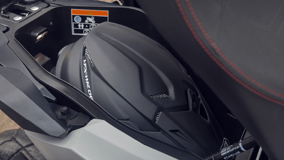 大容量22Lのラゲッジボックス＆フロントポケット