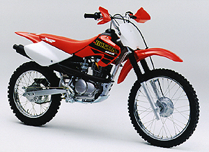 Honda オフロード走行専用車 Xr50r 70r 100r のカラーリングと車体各部の熟成を図り発売