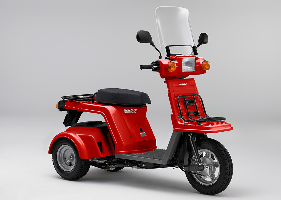 Honda ビジネス用途の原付三輪スクーター ジャイロx と ジャイロキャノピー のエンジンを一新し環境性能と経済性を高め発売