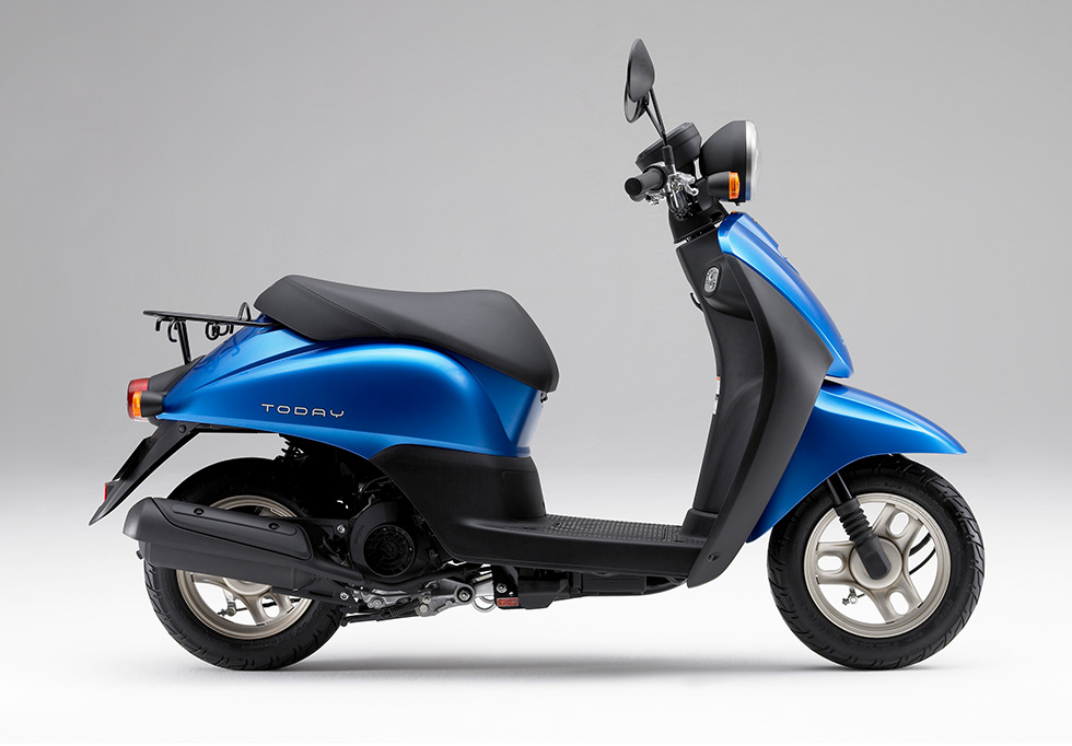 Honda 人気の原付スクーター トゥデイ トゥデイ F の装備を充実するとともに 新色を採用して発売