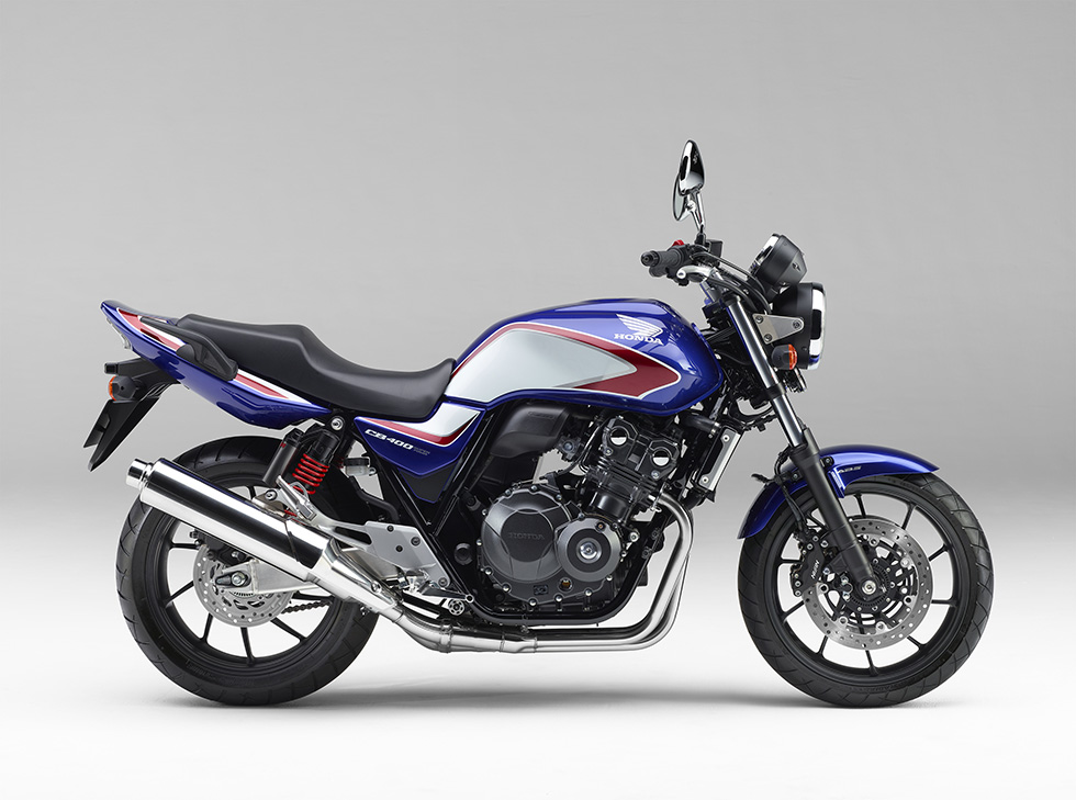 Honda Cb400 Super Four と Cb400 Super Bol D Or のタイプ設定とカラーバリエーションを変更して発売