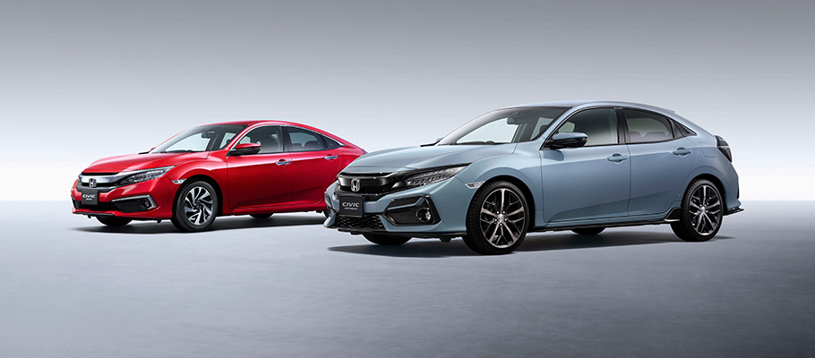 Honda Civic Sedan Civic Hatchback をマイナーモデルチェンジし発売