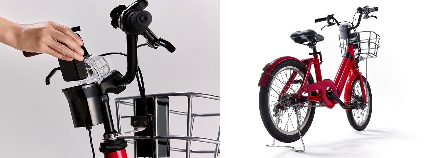 Honda モバイルバッテリーを活用した シェアサイクル用2電源システム を開発 Honda モバイルバッテリーを活用した シェアサイクル用2電源システム を開発