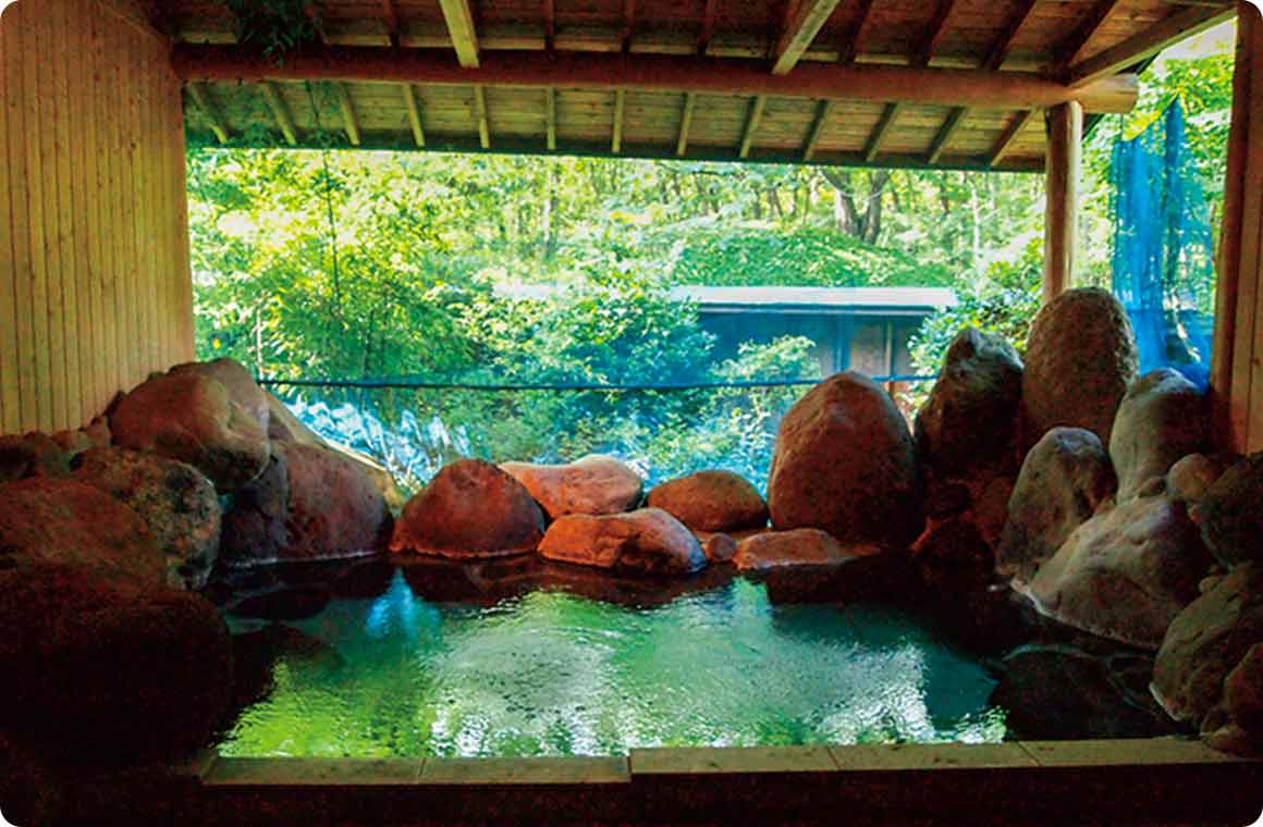 貸切露天風呂がある