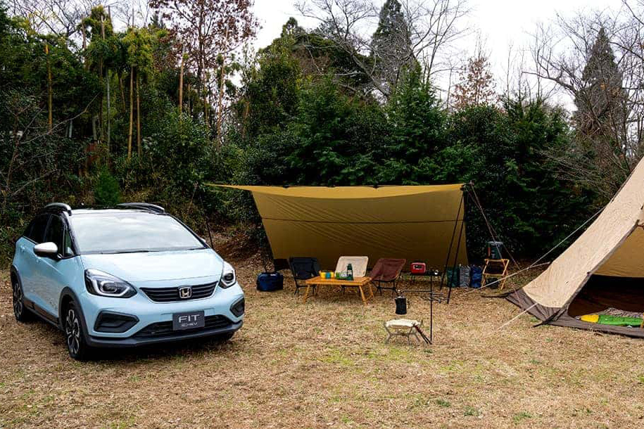 フィット　FIT　ホンダ　HONDA　ルーフキャリア　車中泊　ソロキャンプ Honda｜Honda Access｜フィット｜ピックアップ｜CROSSTARをもっと