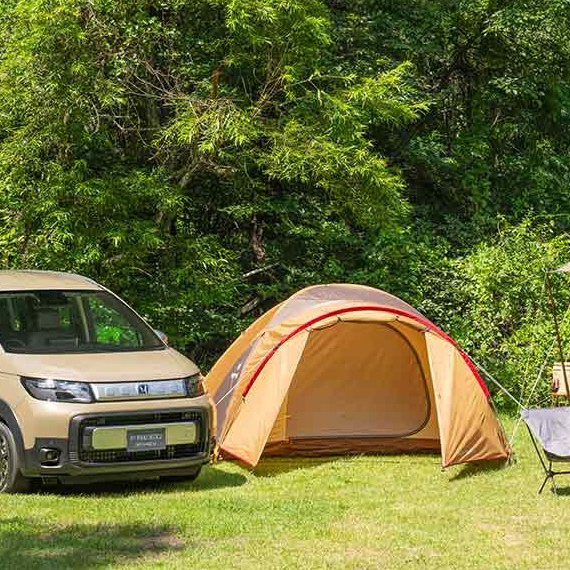 「フリード」にキャンプ道具をどう積む？上手な積み方を検証