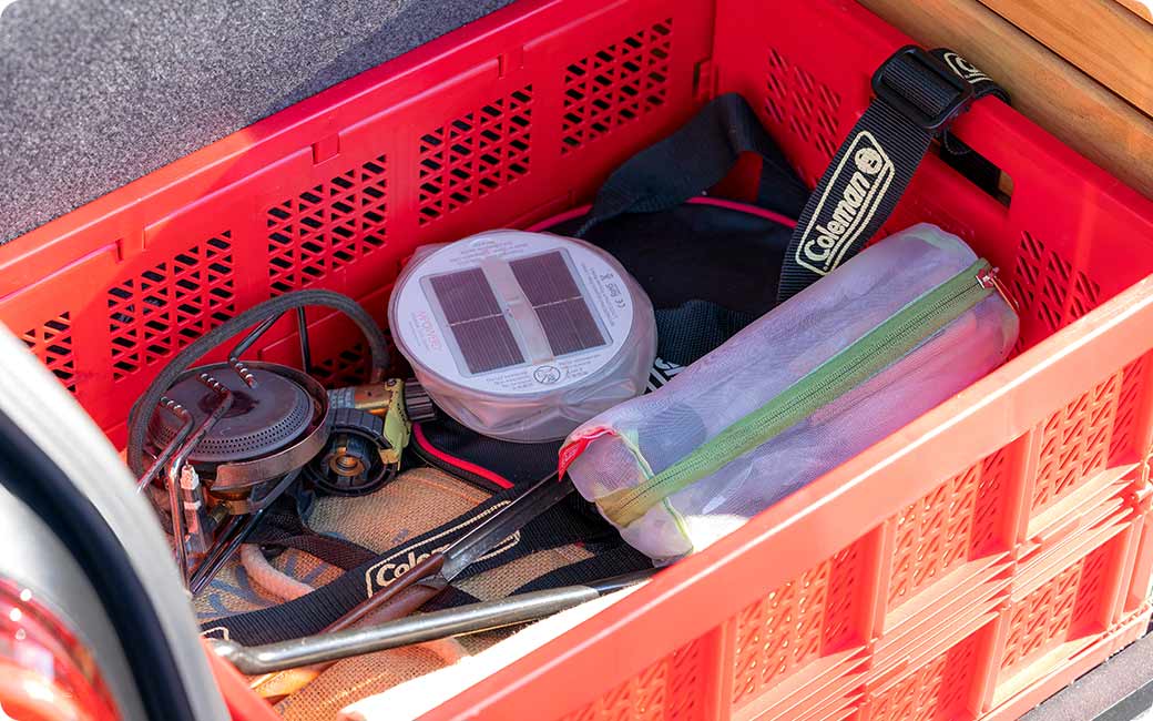 小物は収納ボックスにまとめよう！