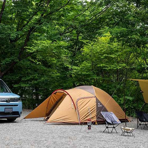 「ステップ ワゴン」にキャンプ道具をどう積む？上手な積み方を検証