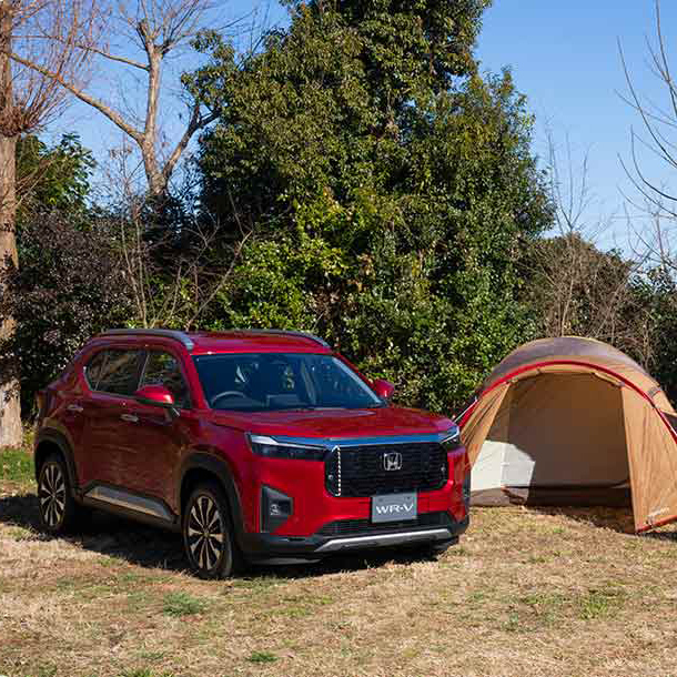 「WR-V」にキャンプ道具をどう積む？上手な積み方を検証