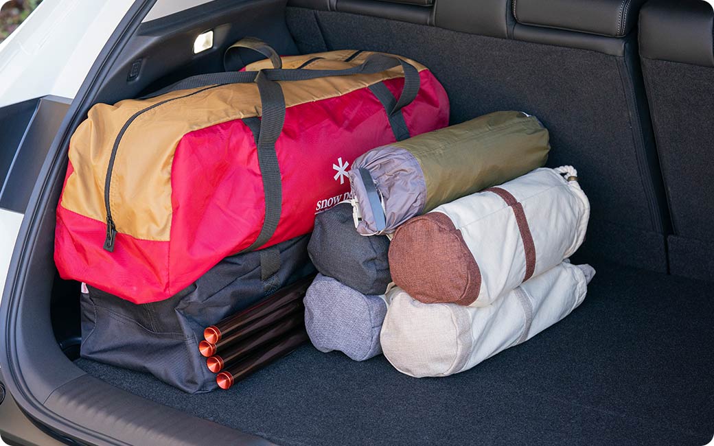 テントは一番上に！