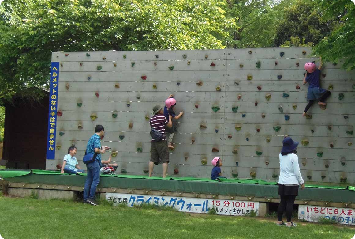 見事に咲き誇る桜は、一部のキャンプサイトから間近に見ることができる