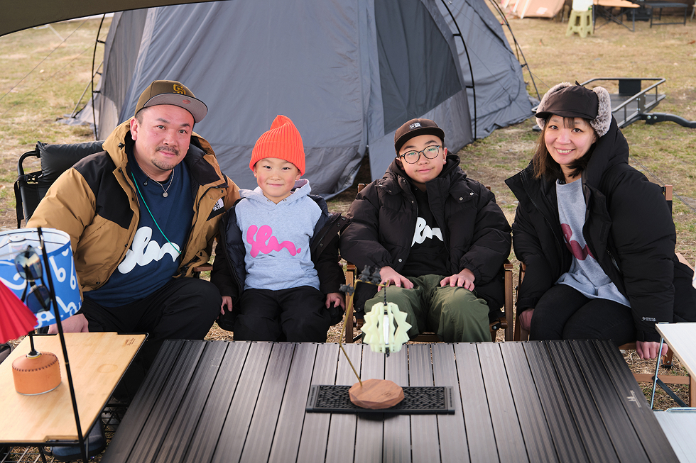 ファミキャン歴10年の森野さんファミリー