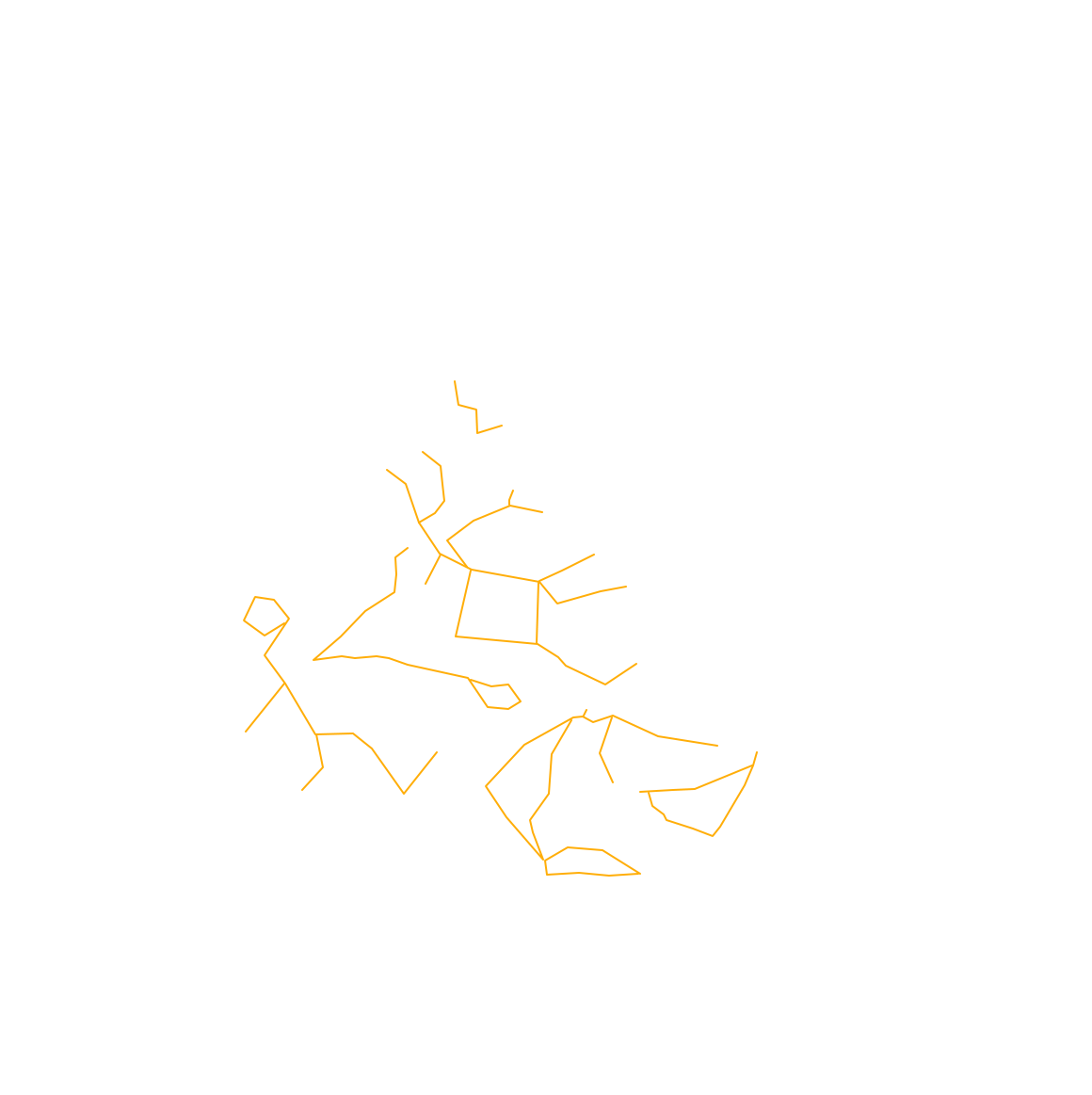 星座星座線を表示した画像