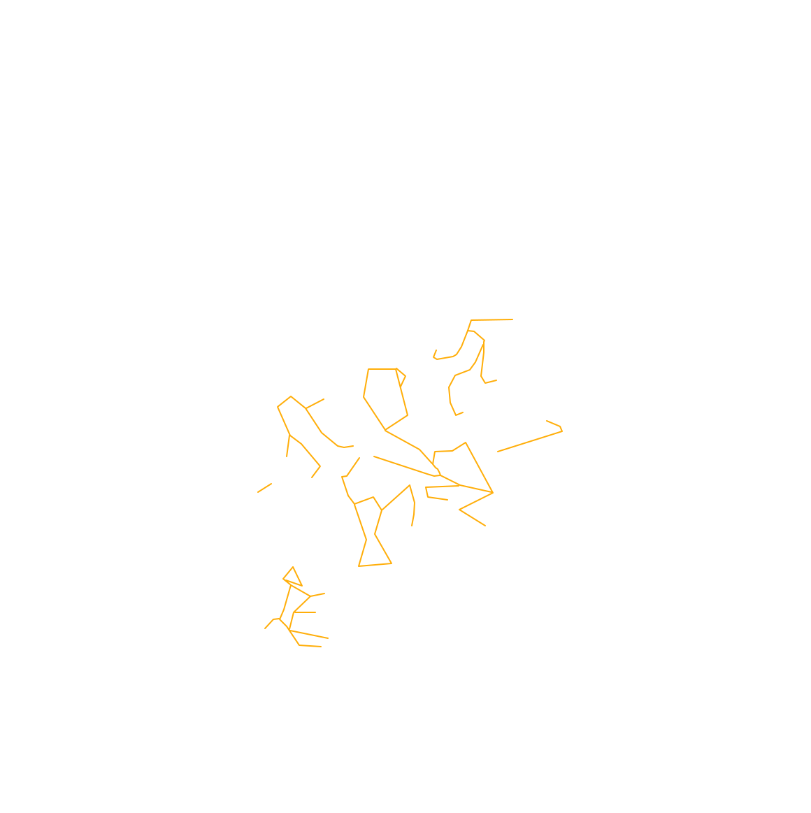 星座星座線を表示した画像
