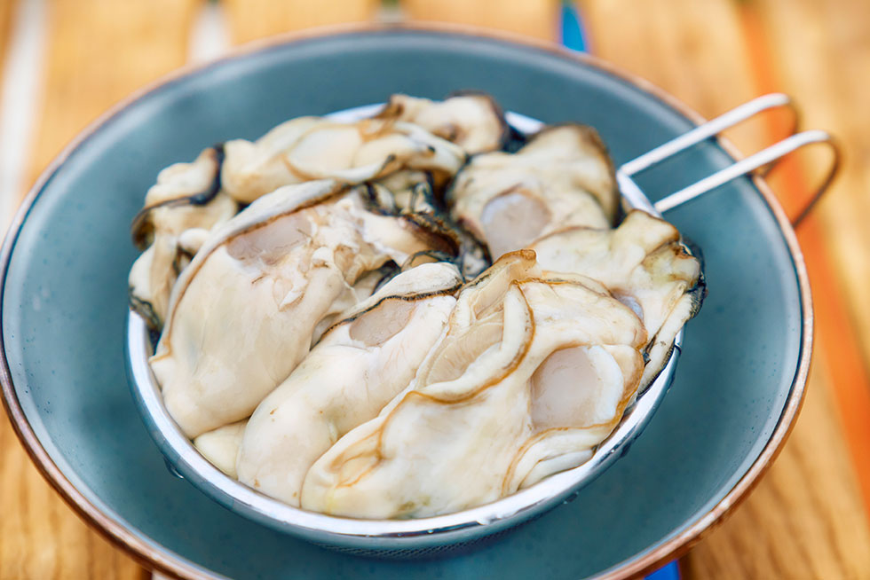 メイン食材となる牡蠣がこちら