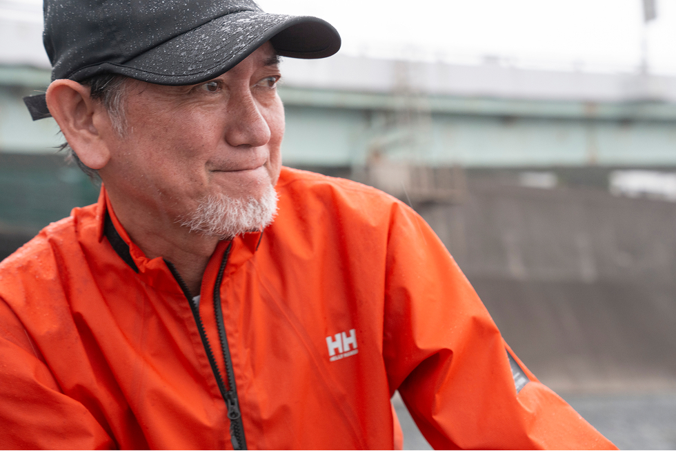 地引網漁の様子