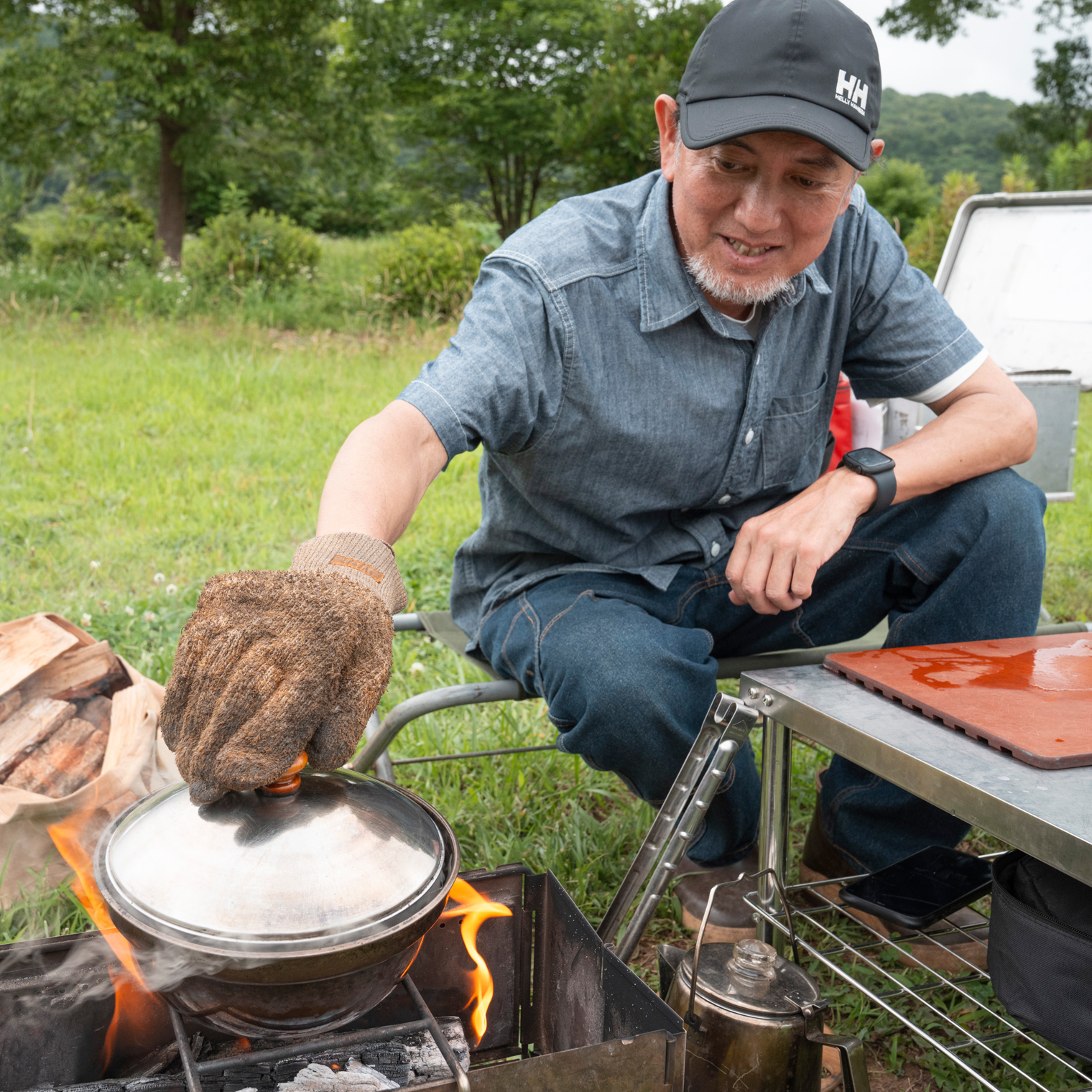 地産地消キャンプ飯旅「神奈川編」地引網体験×ハナダイの炊き込みご飯