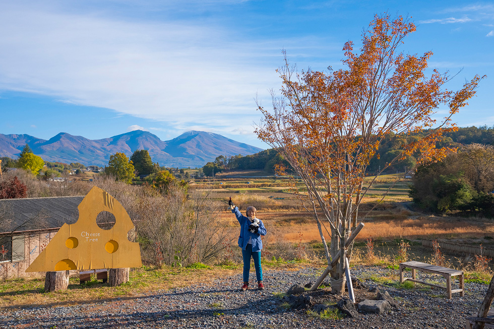 佐久に到着。チーズ作り体験へ。