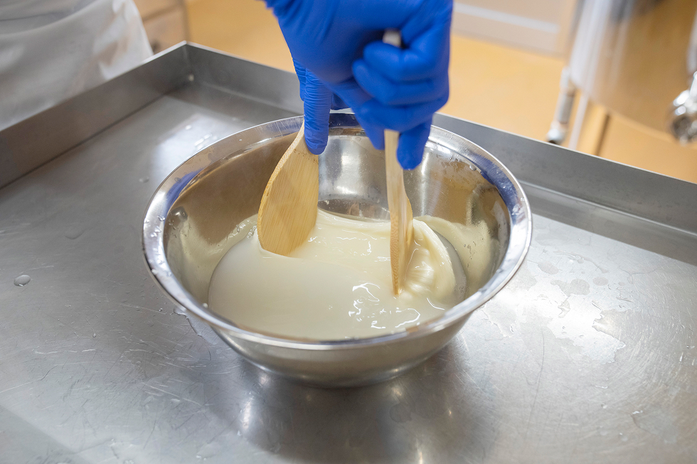 写真で解説！モッツァレラチーズができるまで