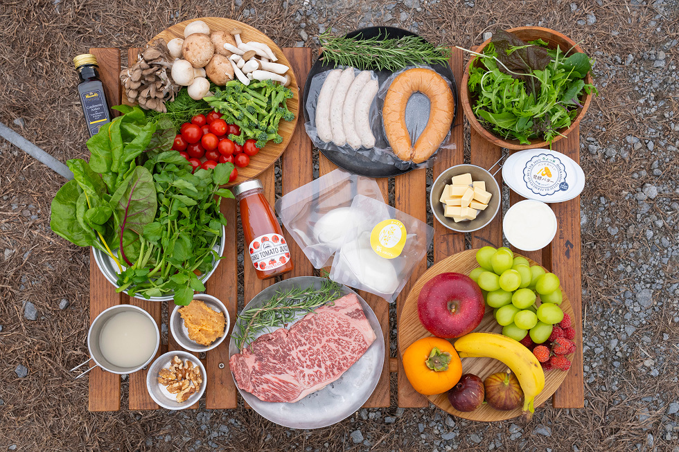 キャンプ場到着。キャンプご飯作りへ。