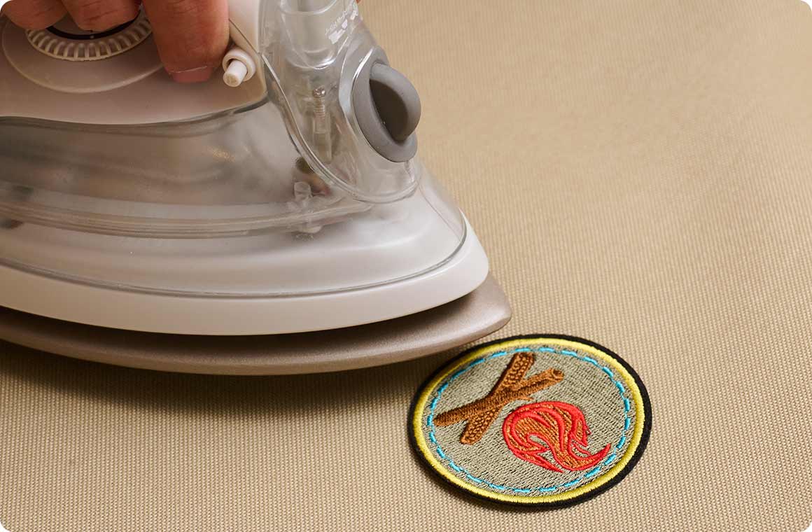 ワッペンなどを取り付けて、好みの装飾を施そう！