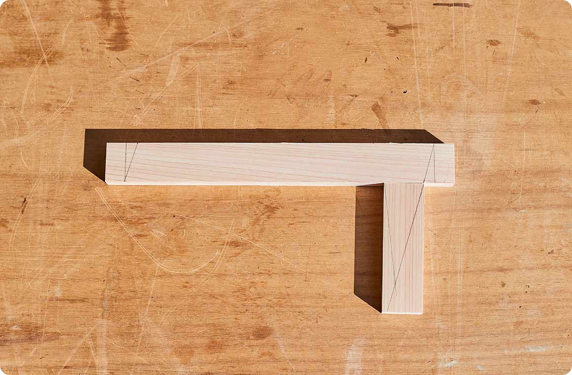 すべてのラインを引き終えた状態。これを4セット作る。