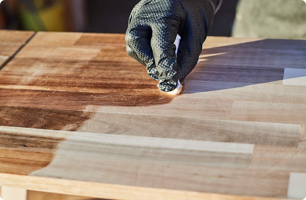 全体をやすりがけののち、塗料を塗って作業は完了。