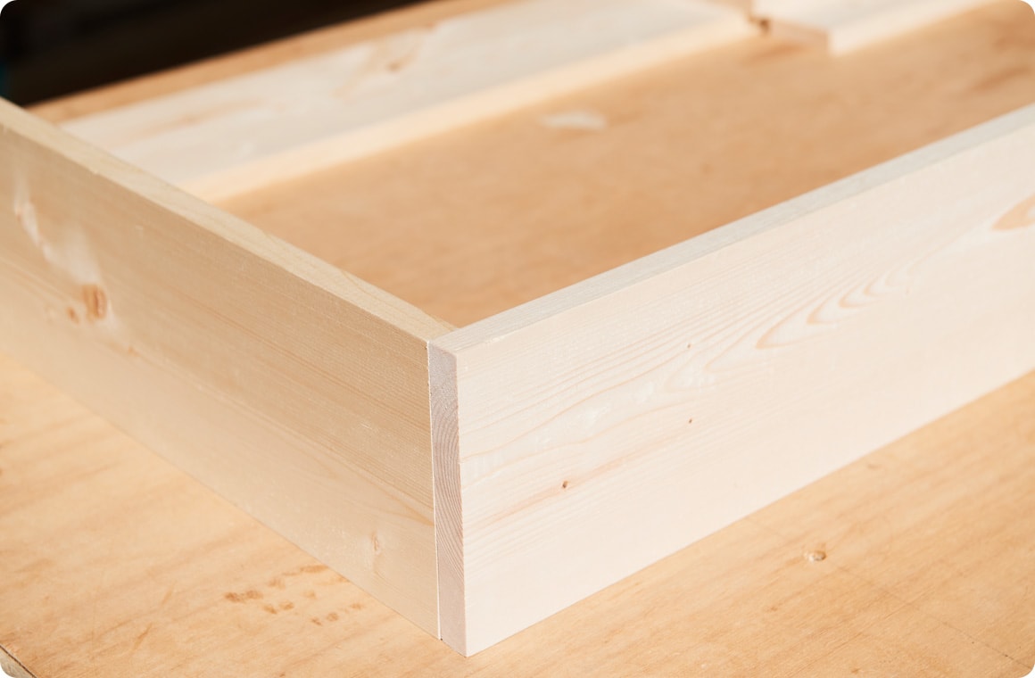 カウンターの台枠を作る