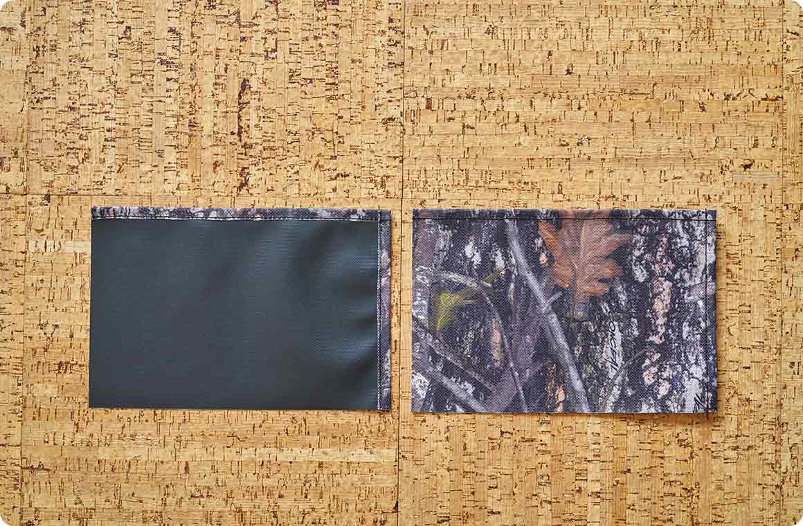 ポケットの2辺を縫い合わせた状態