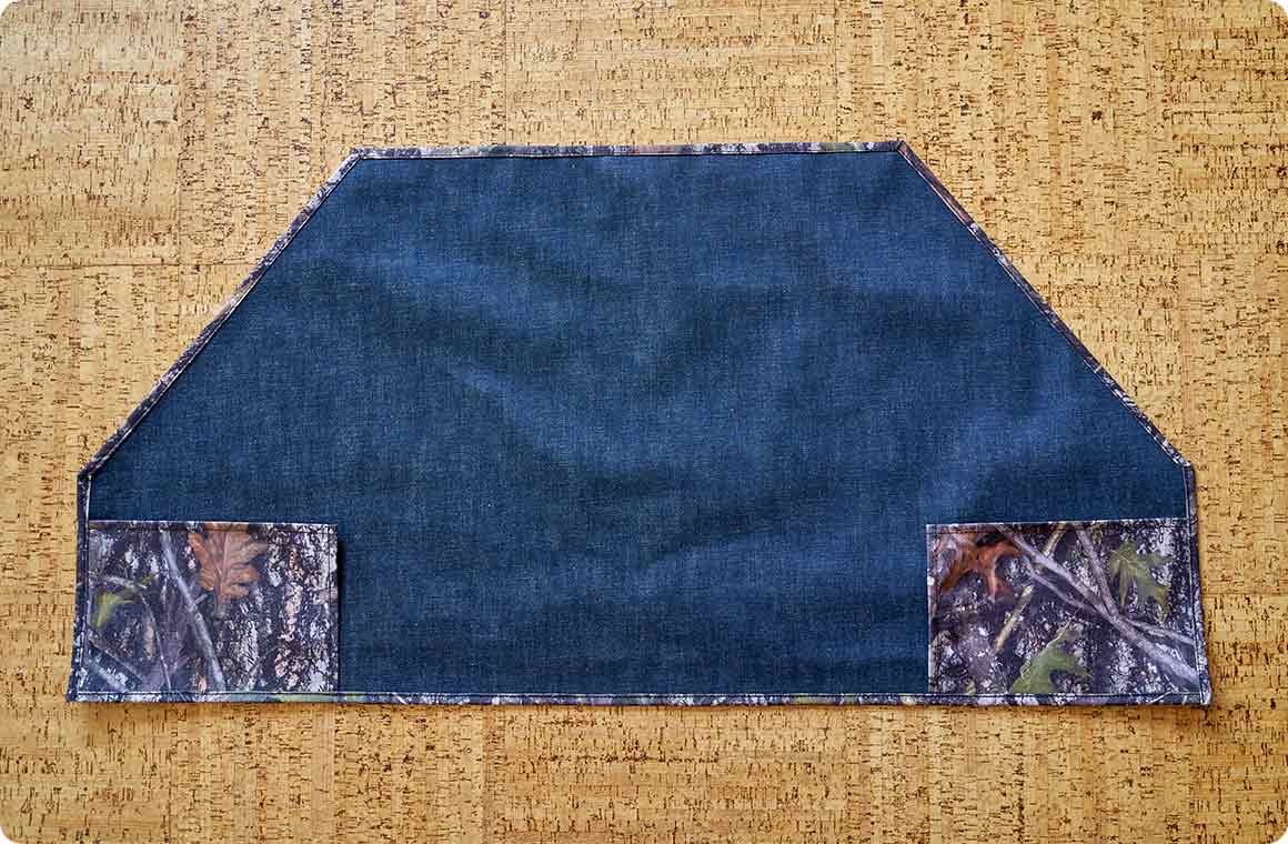 一周ぐるりと縫った状態