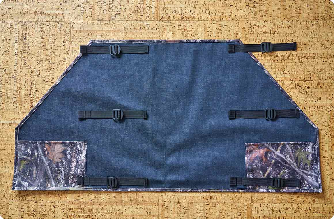 6本すべてを縫い付けた状態