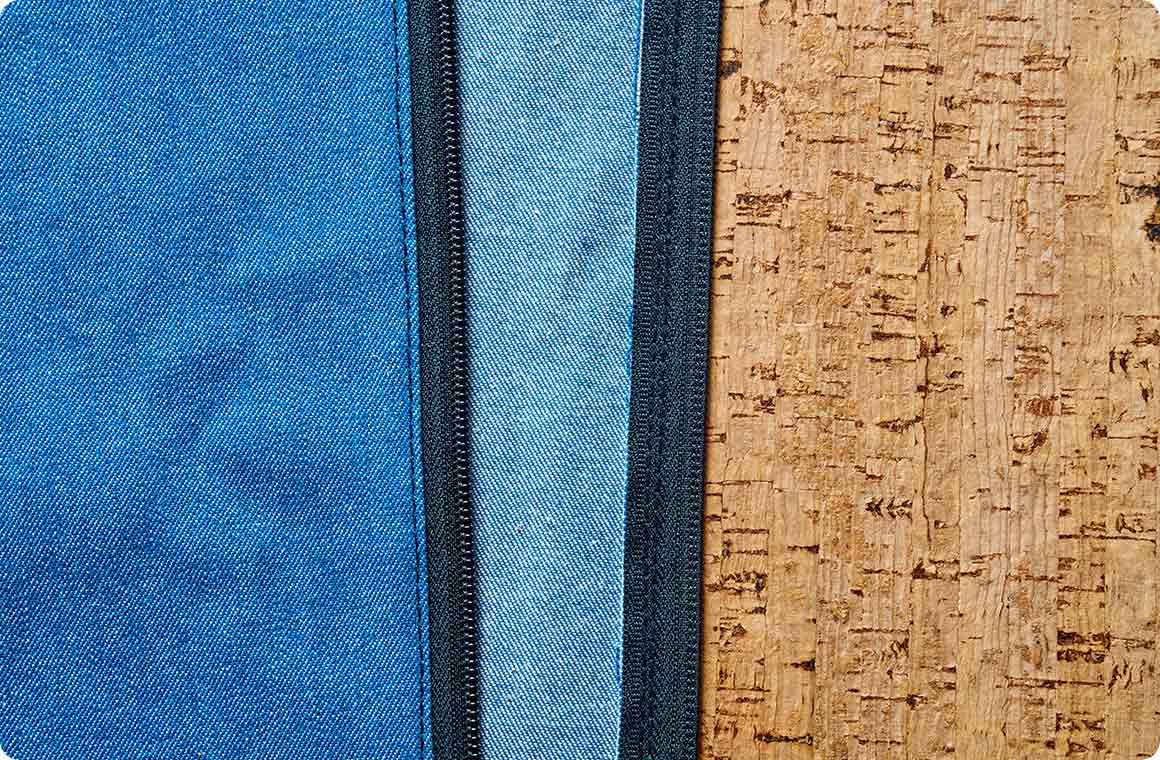 ジッパーの縫い付けはこれで完了。