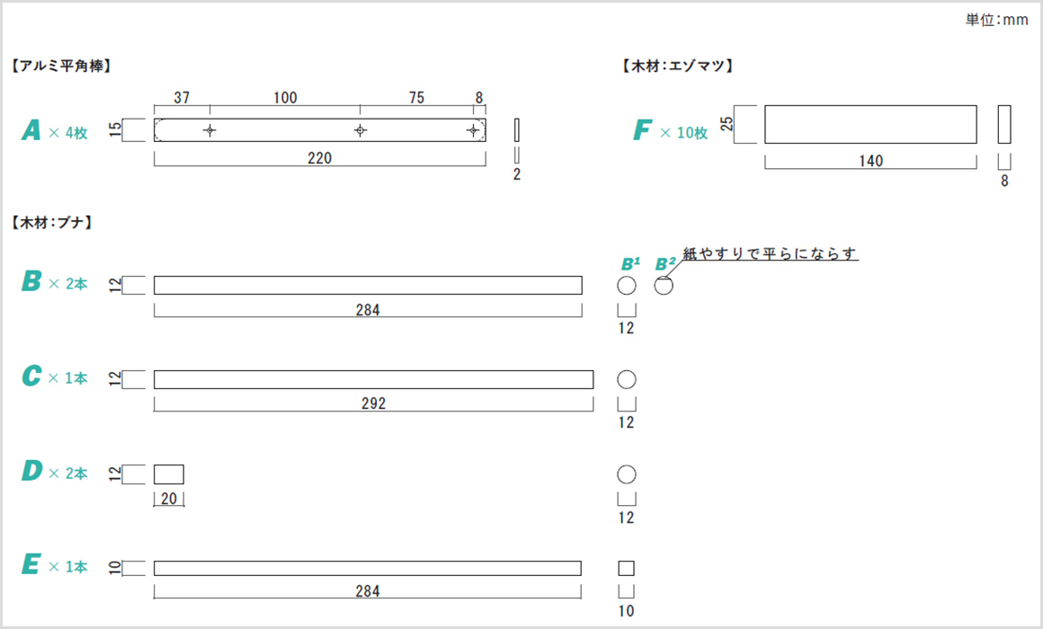 部品寸法・姿図