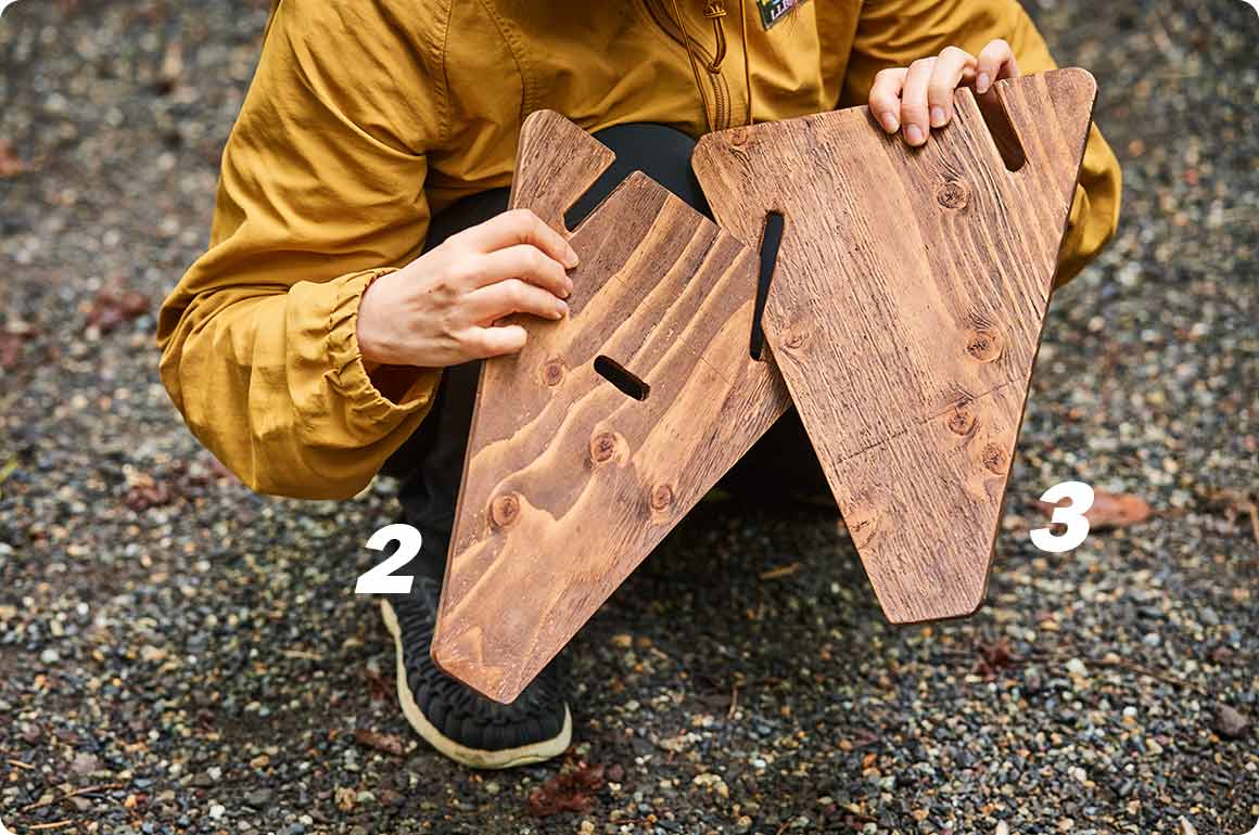 まず「2」に「3」を組み合わせます