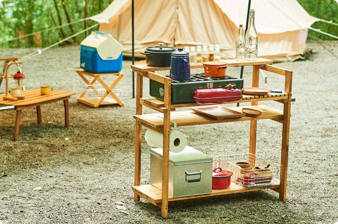 実際にクッキングアイテムをセットしてみると、シンプルながら雰囲気はバッチリ！